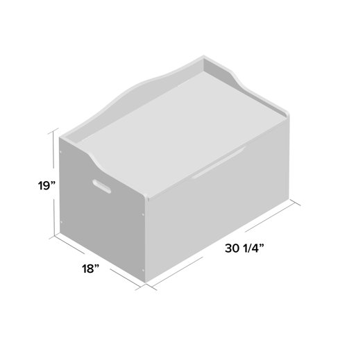 Harriet Bee Akena Manufactured Wood Toy Storage Bench & Reviews Wayfair